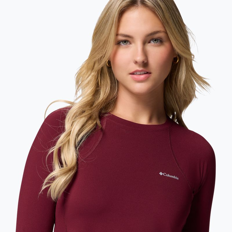 Női hőaktív pulóver Columbia Midweight Stretch rich wine 5