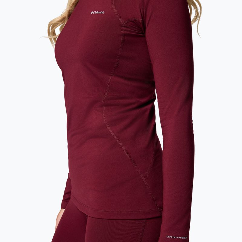 Női hőaktív pulóver Columbia Midweight Stretch rich wine 6