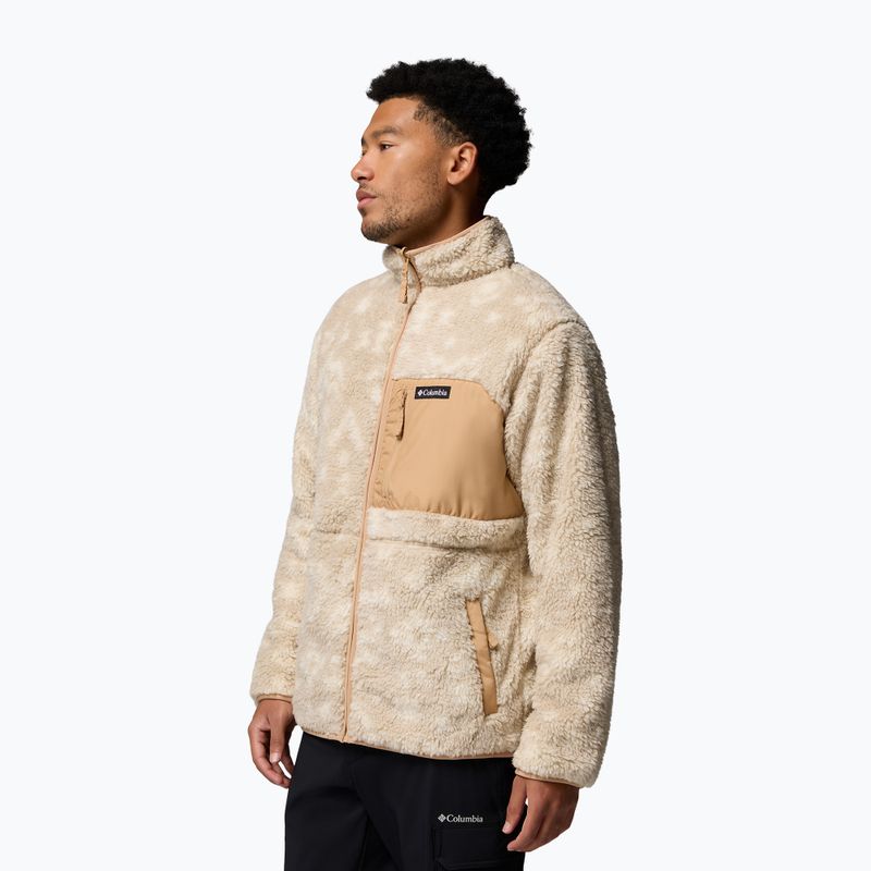 Férfi polár pulóver Columbia Winter Pass Reversible canoe/dark stone/peaked tonal 4