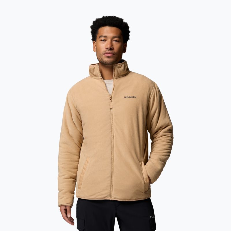 Férfi polár pulóver Columbia Winter Pass Reversible canoe/dark stone/peaked tonal 6