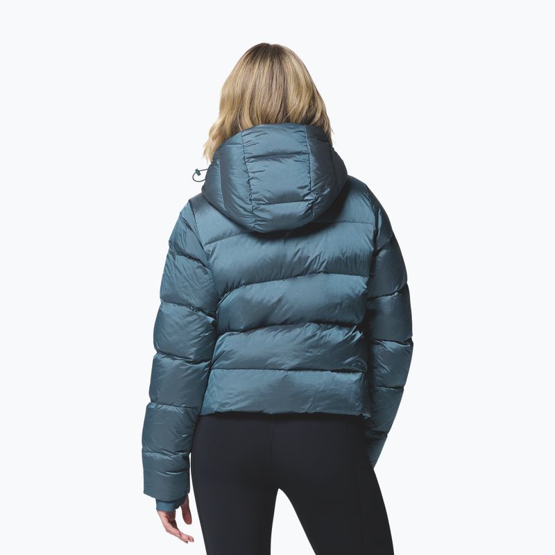 Női pehelydzseki Columbia Amaze Puff Hooded everblue high shine 3