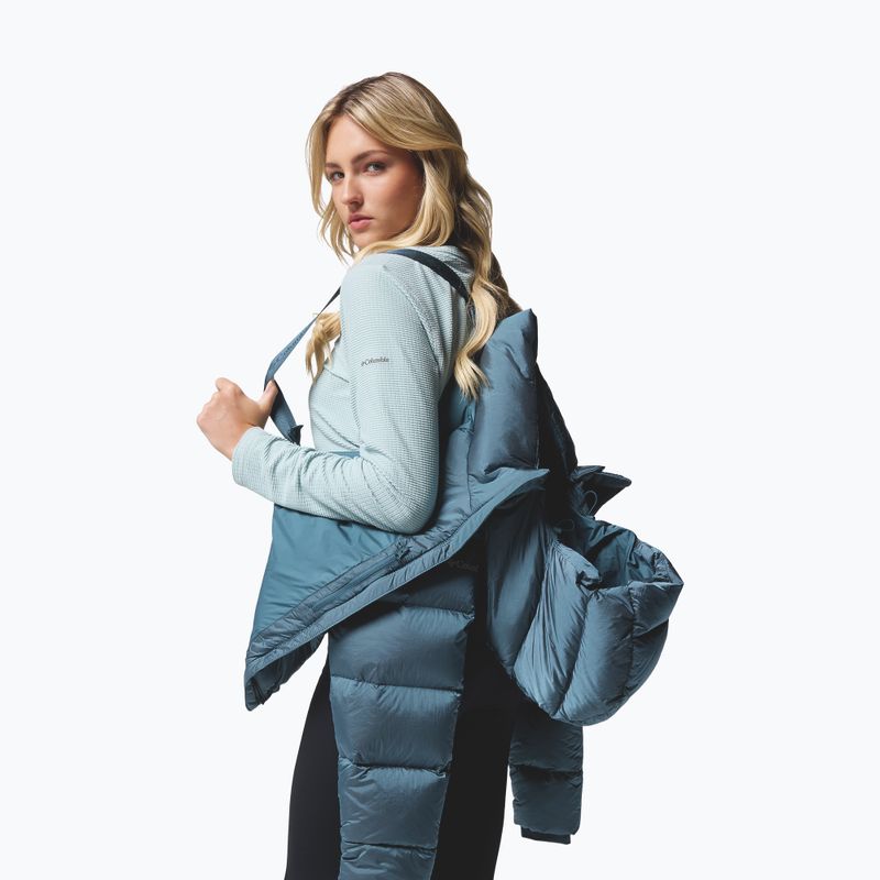 Női pehelydzseki Columbia Amaze Puff Hooded everblue high shine 11