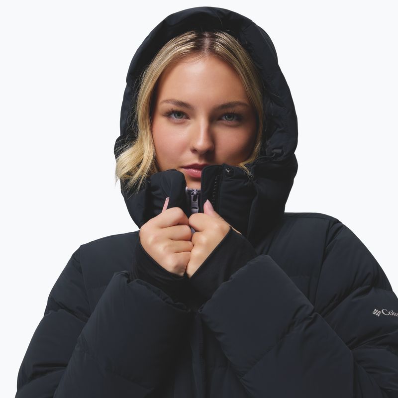 Női pufi kabát Columbia Amaze Puff Long Hooded black 10