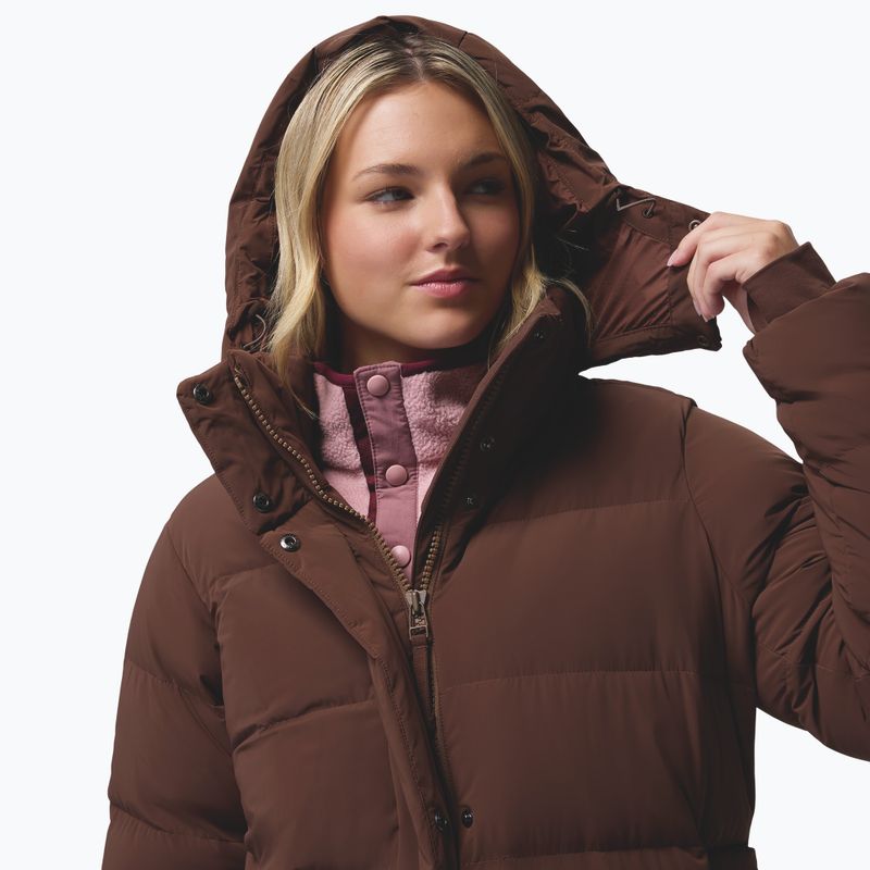Női pehelykabát Columbia Amaze Puff Long Hooded tobacco 10