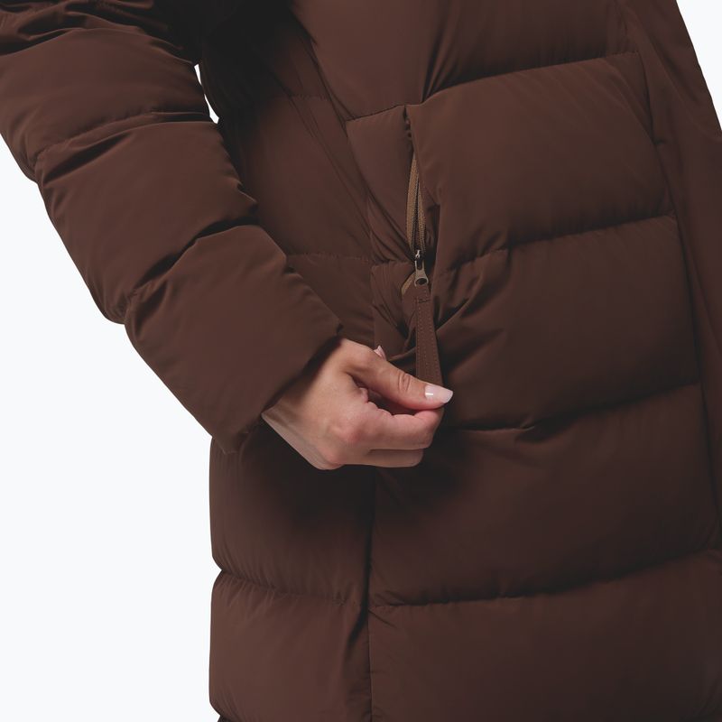 Női pehelykabát Columbia Amaze Puff Long Hooded tobacco 14