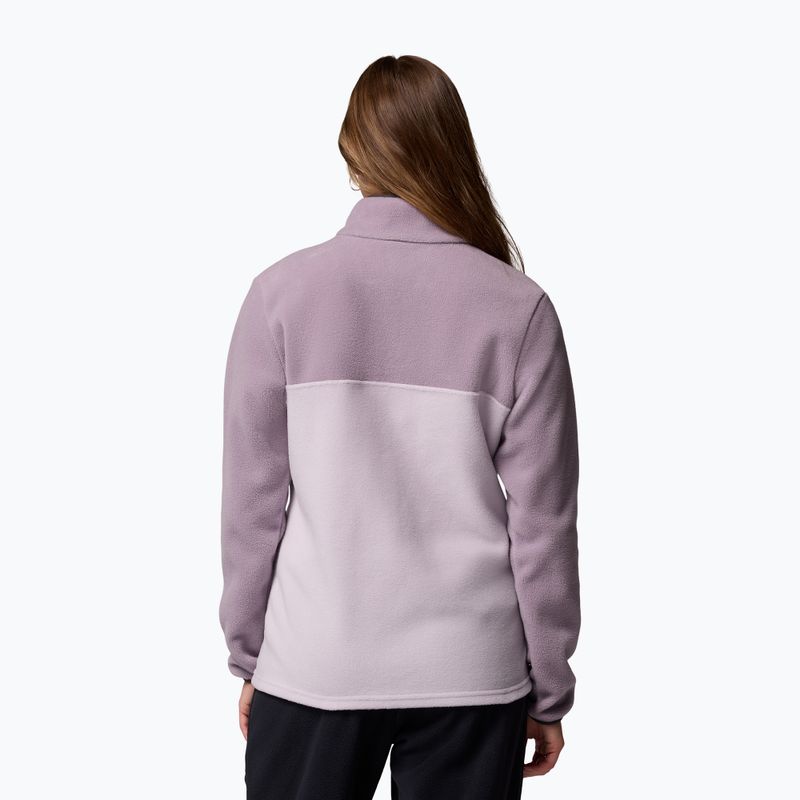 Női pulóver Columbia Benton Springs 1/2 Snap lavender pearl/shale purple/shark 3