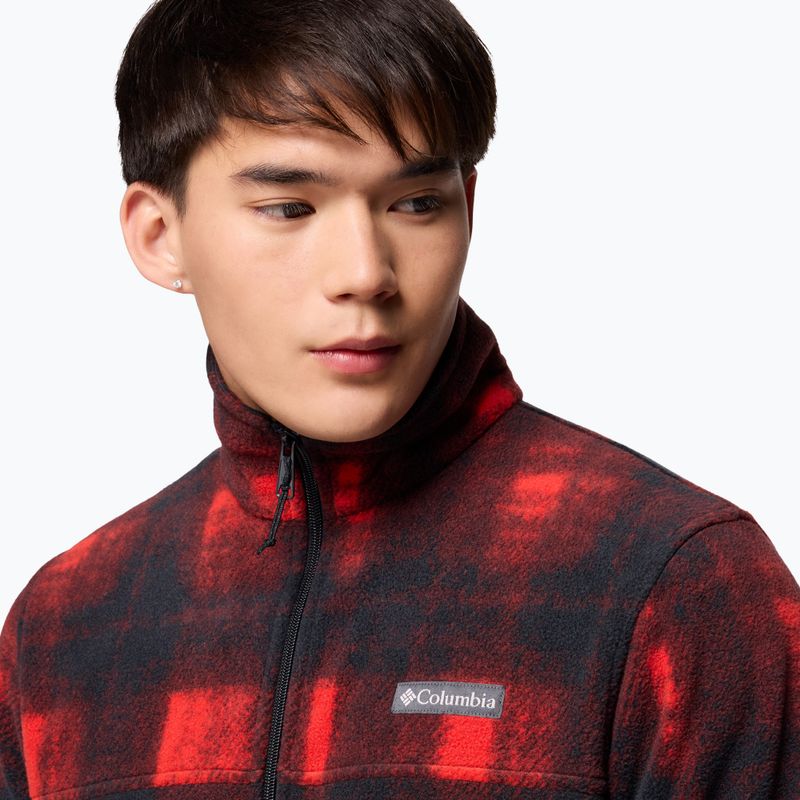 Férfi pulóver Columbia Steens Mountain Printed sail red omblur 6