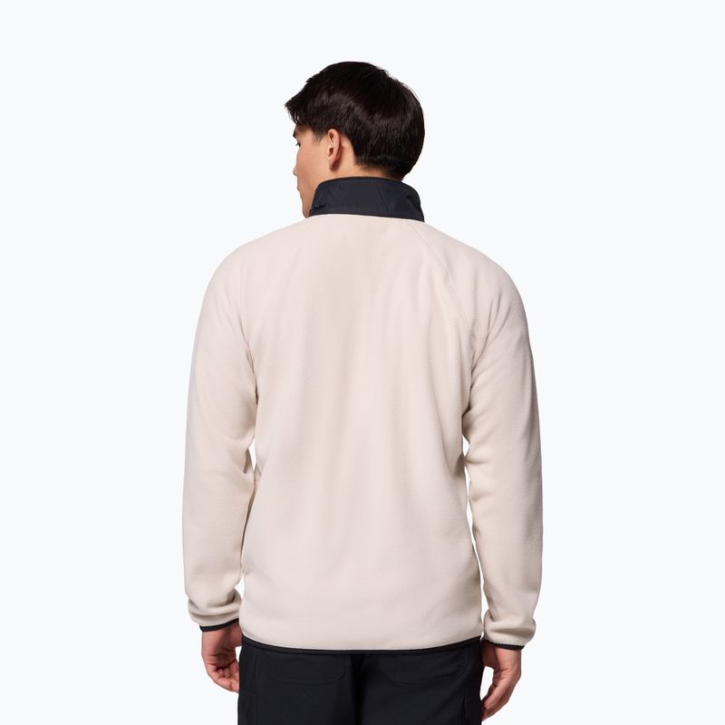 Férfi polár pulóver Columbia Fast Trek Overlay Full Zip dark stone/black 3