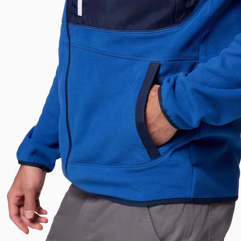 Férfi polár pulóver Columbia Fast Trek Overlay Full Zip mt blue/coll navy 7
