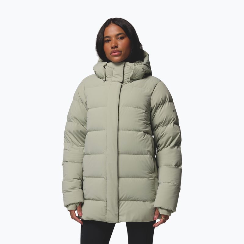 Női pehelykabát Columbia Amaze Puff Mid Hooded safari
