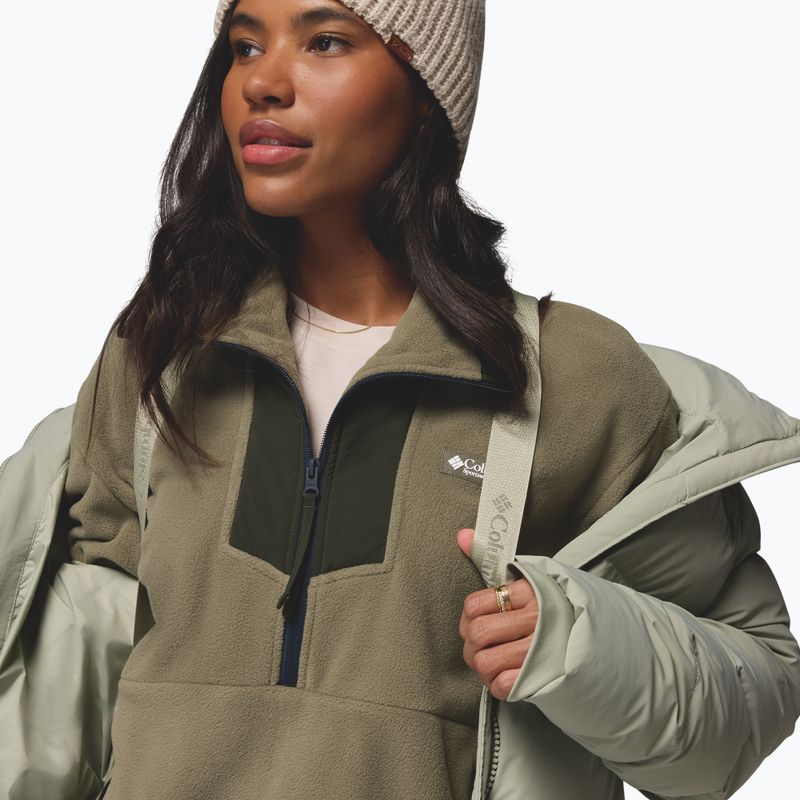 Női pehelykabát Columbia Amaze Puff Mid Hooded safari 17