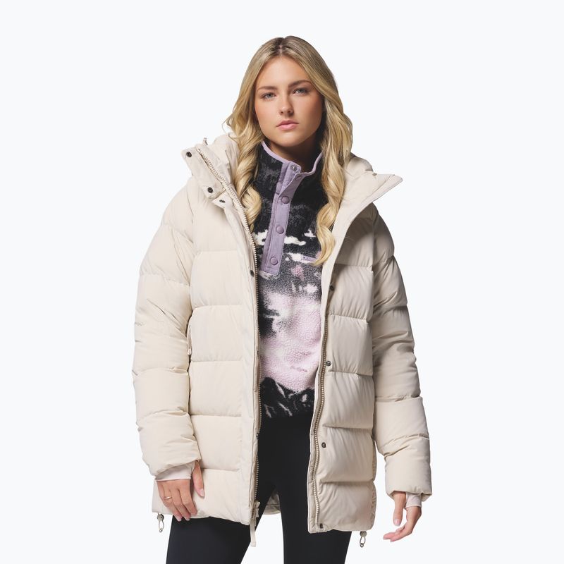 Női pehelydzseki Columbia Amaze Puff Mid Hooded dark stone 5