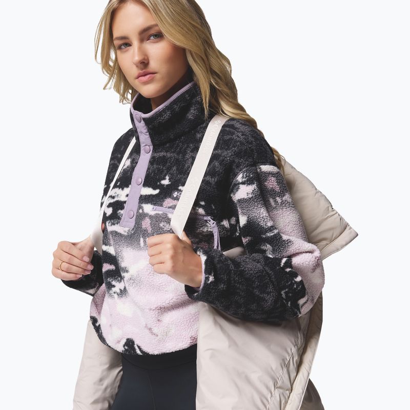 Női pehelydzseki Columbia Amaze Puff Mid Hooded dark stone 15