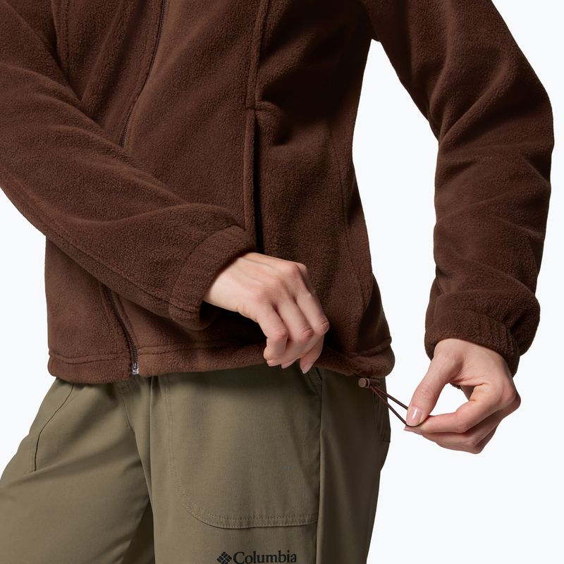Női pulóver Columbia Benton Springs Full Zip tobacco 7