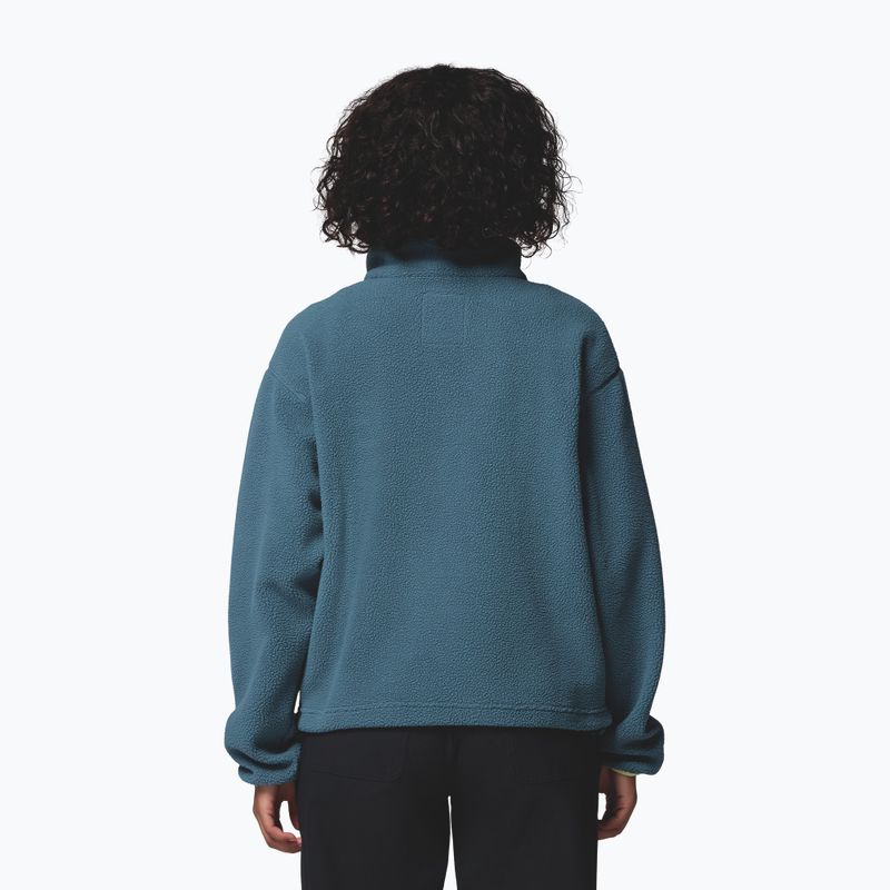 Női polárpulóver Columbia Helvetia II Cropped Half Snap Fleece everblue/crushed blue/citron haze 3