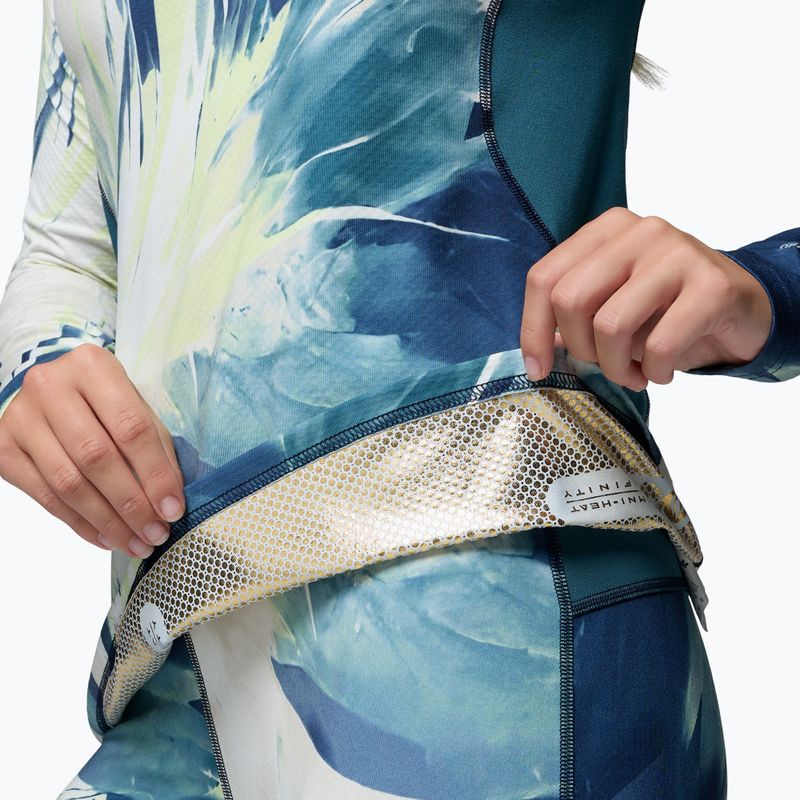 Női termikus hosszú ujjú felső Columbia Omni-Heat Infinity Knit everblue snowflight 6