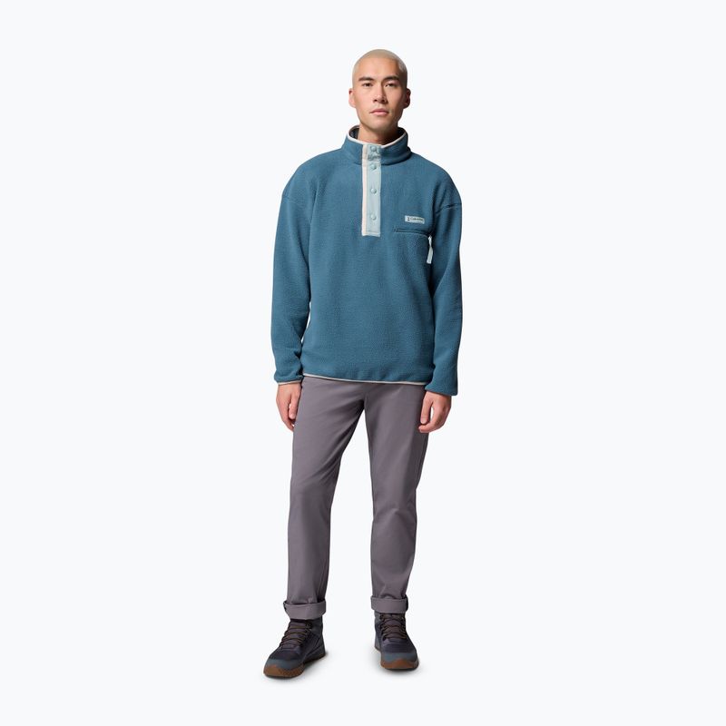 Férfi polárpulóver Columbia Helvetia II Half Snap Fleece Everblue 2