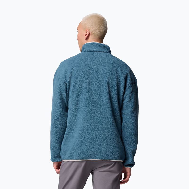 Férfi polárpulóver Columbia Helvetia II Half Snap Fleece Everblue 3