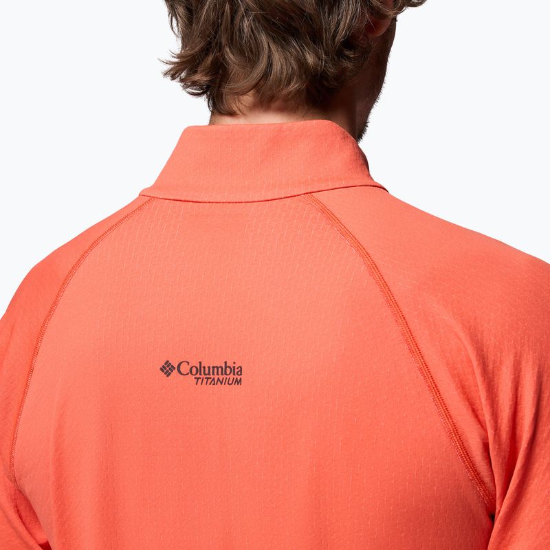 Férfi pulóver Columbia DriVenture Half Zip zing/white 6