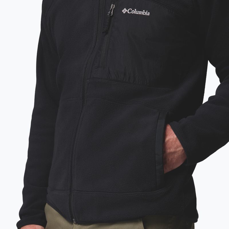 Férfi kapucnis pulóver Columbia Fast Trek Overlay Hooded black 7