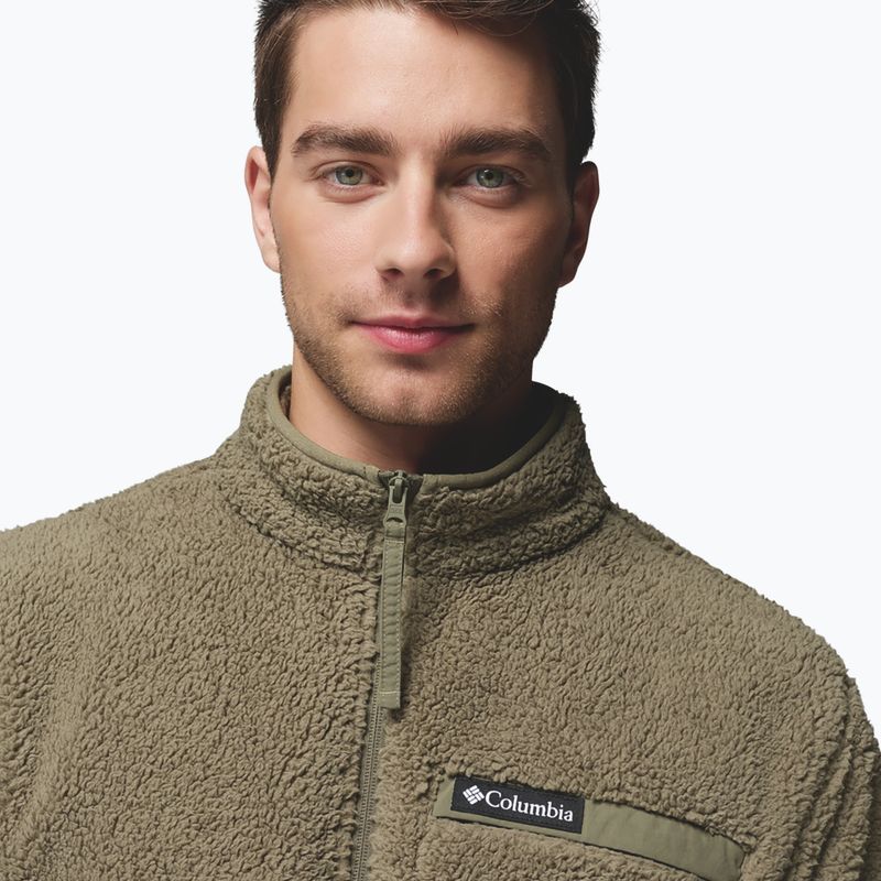 Férfi polárdzseki Columbia Rugged Ridge High Pile Full Zip stone green 5