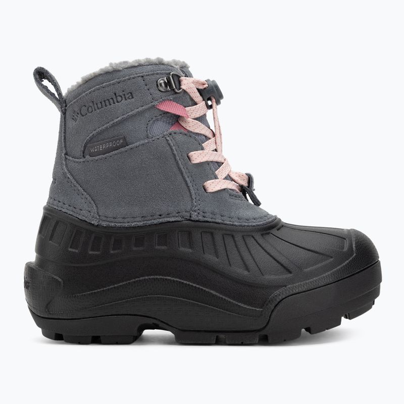 Gyerek hócsizma Columbia Youth Powderbug Alpine graphite/pink haze 2