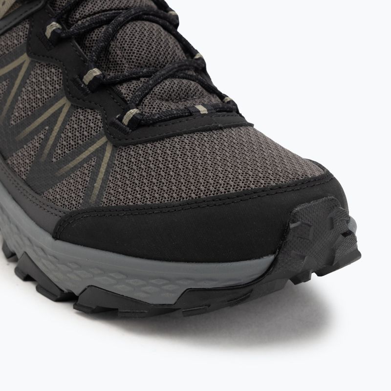 Férfi túracipő Columbia Peakfreak Rush Mid Outdry dark grey/stone green 7