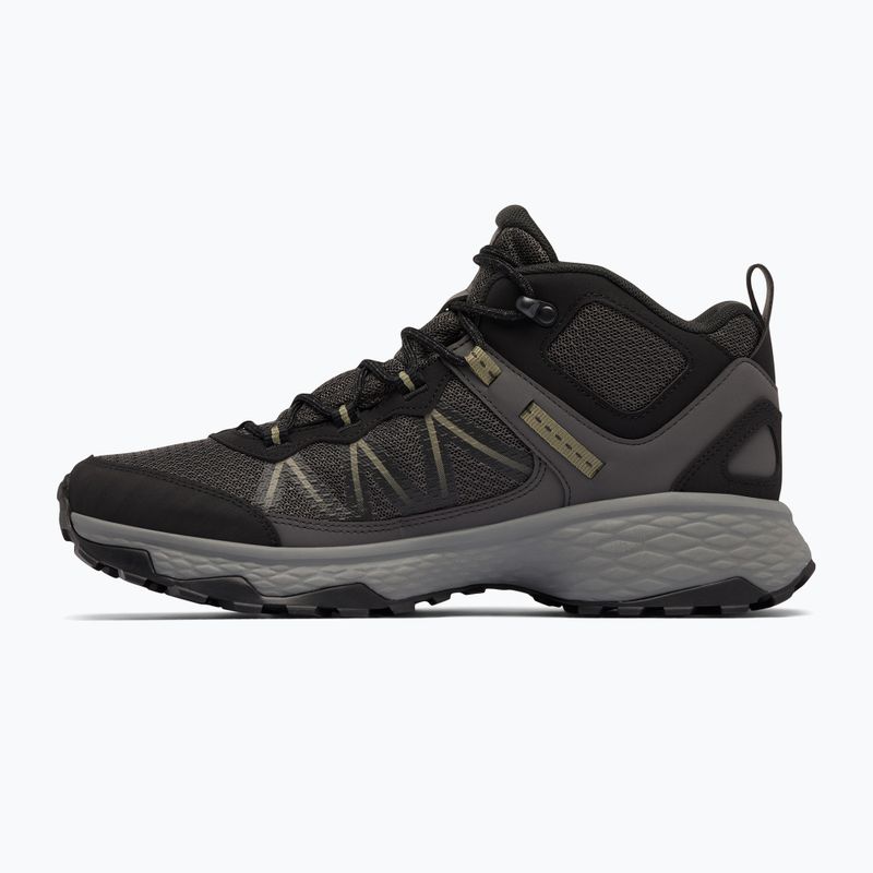 Férfi túracipő Columbia Peakfreak Rush Mid Outdry dark grey/stone green 11
