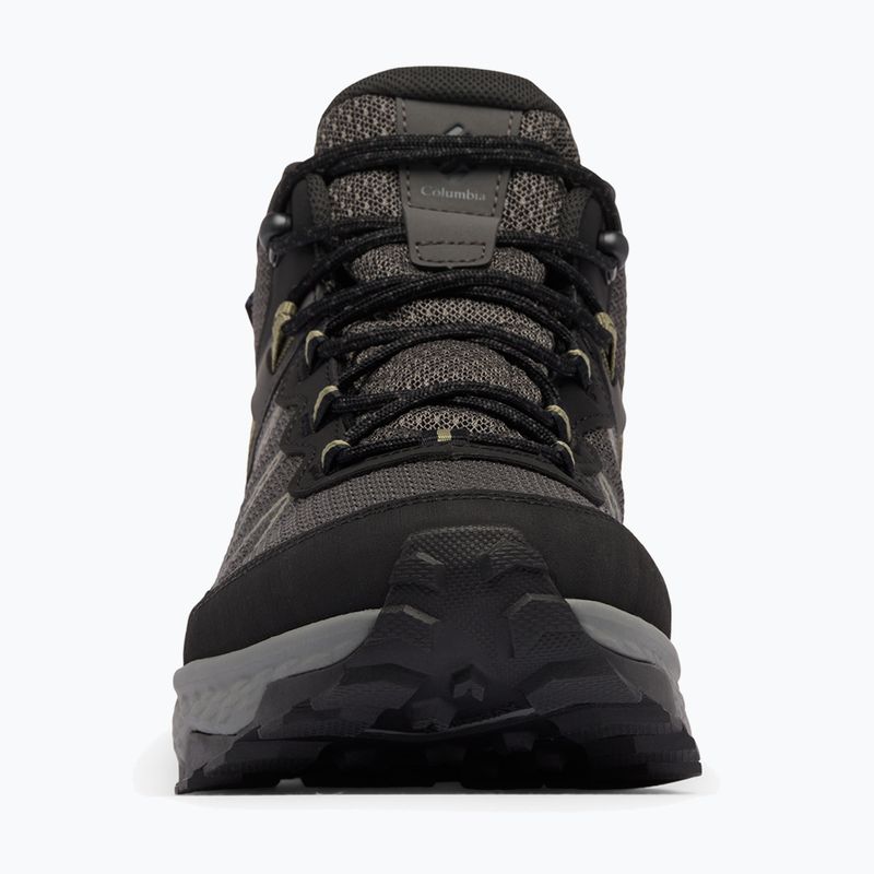 Férfi túracipő Columbia Peakfreak Rush Mid Outdry dark grey/stone green 13