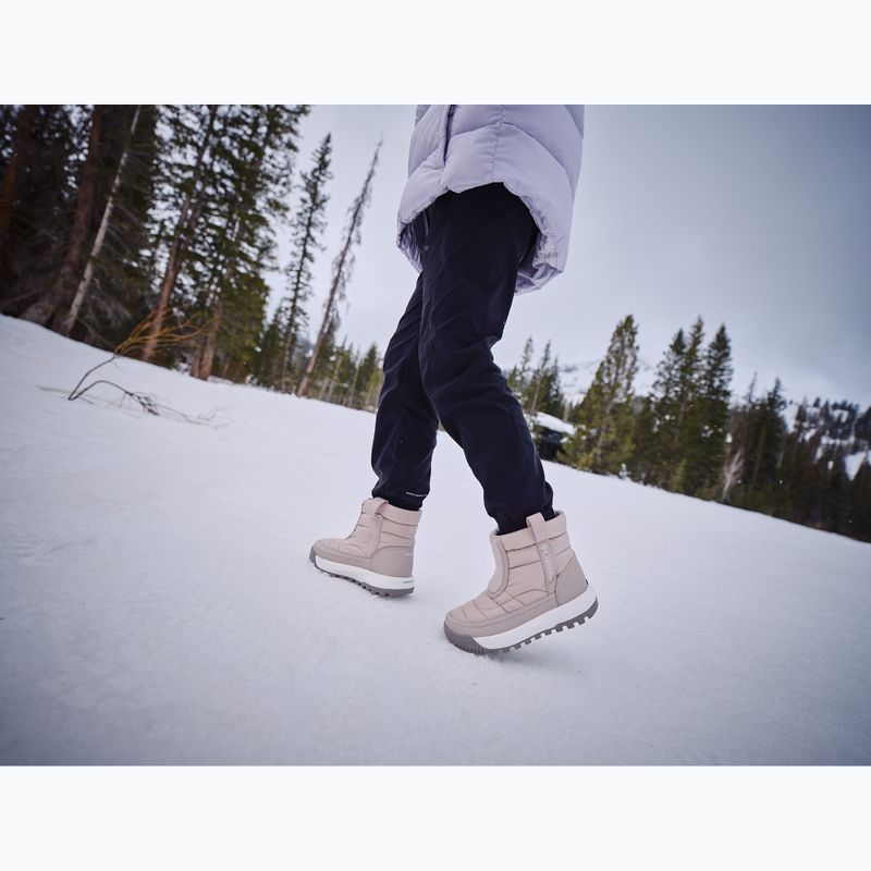 Gyerek hótaposó Columbia Youth Snowtrot Mid Soft Taupe/Sea Salt 11