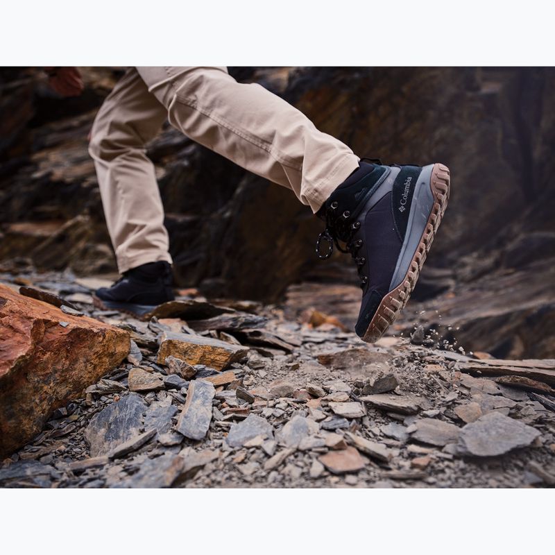 Férfi cipők Columbia Burnsider Waterproof black/city grey 9