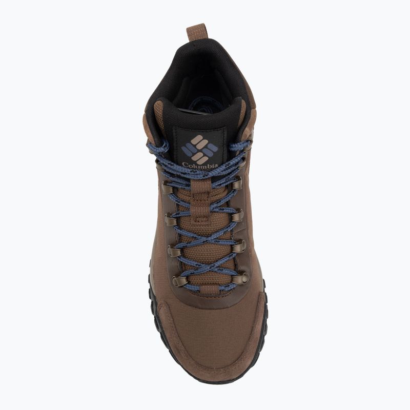 Férfi cipő Columbia Burnsider Waterproof dark brown/dark mountain 5