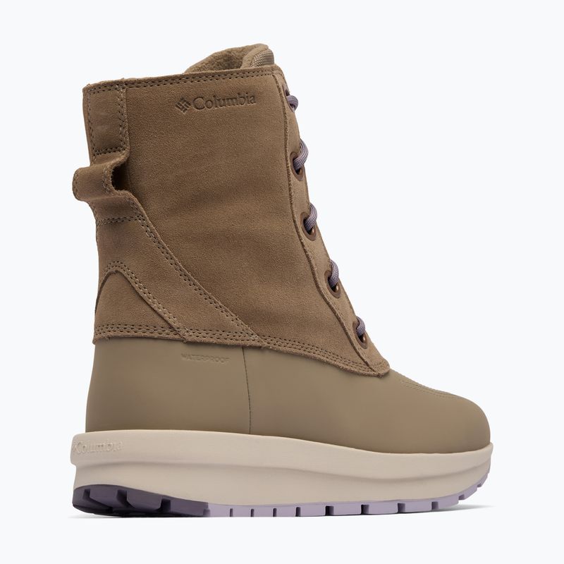 Női téli csizma Columbia Moritza Shield Omni-Heat V2 wet sand/lavender pearl 12