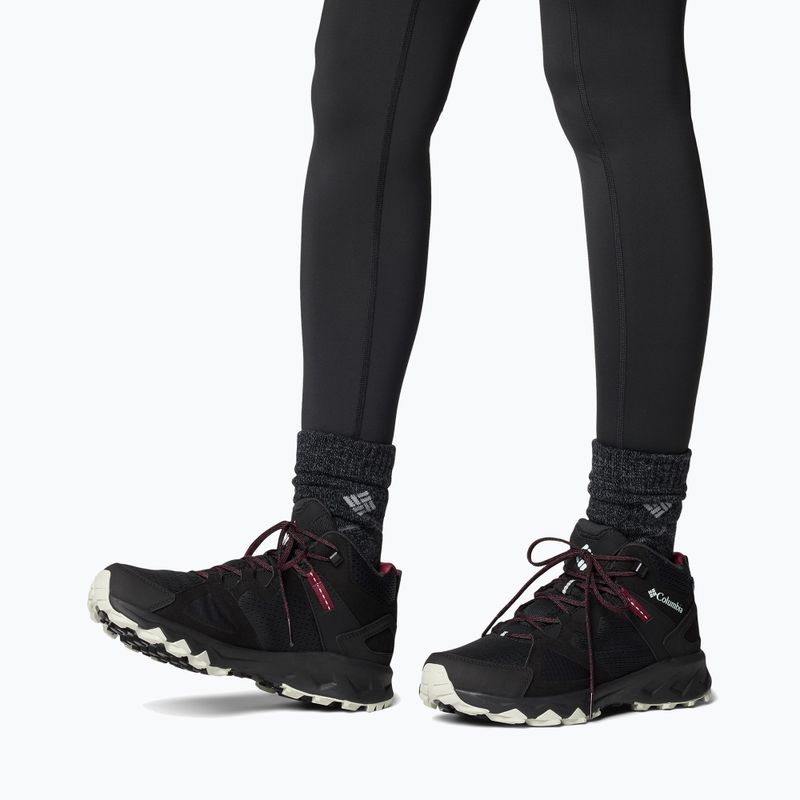 Női túrabakancs Columbia Peakfreak Hera Mid Outdry black/deep madeira 8