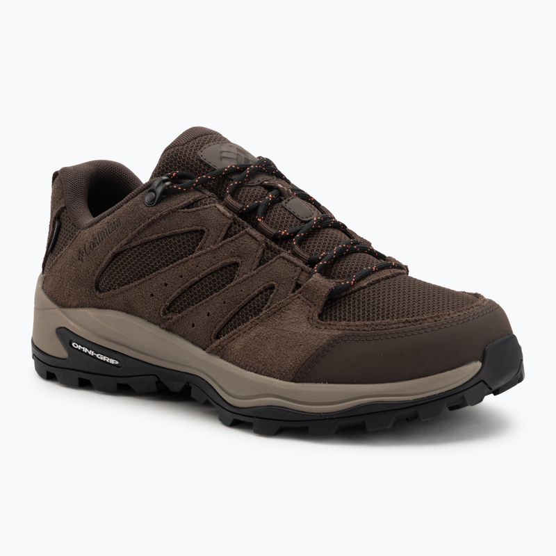 Férfi túracipő Columbia Redmond IV Low Wp cordovan/tangy orange