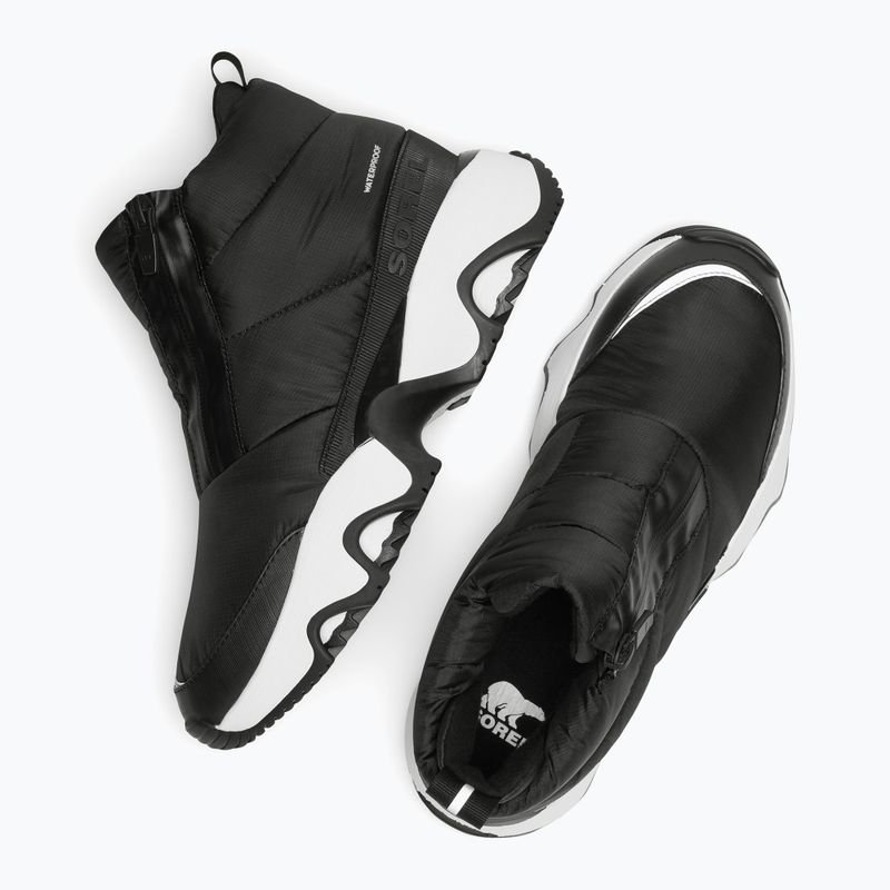 Női Sorel Kinetic Impact Puffy Zip hócsizma fekete/fekete 8