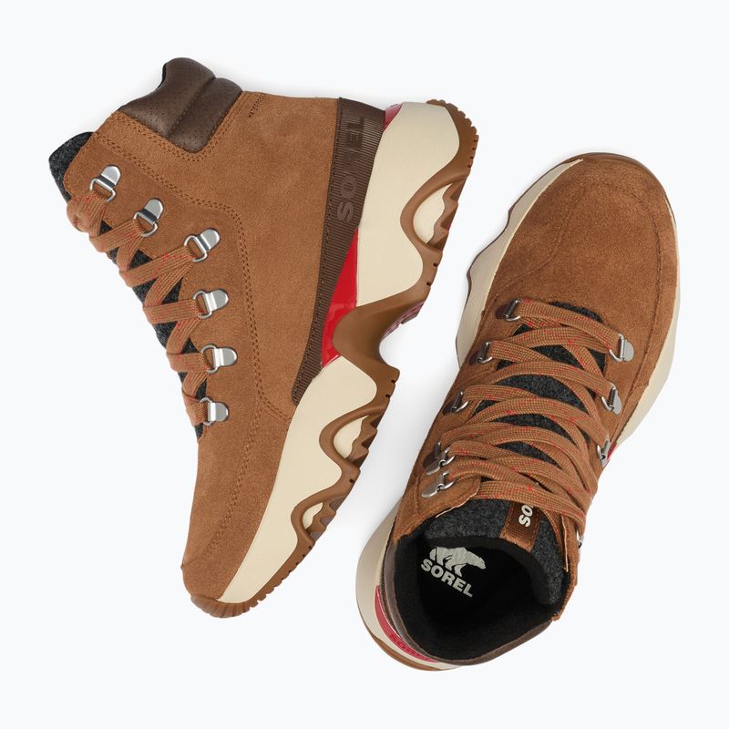 Női Sorel Kinetic Impact Conquest Plus bársony barna/tobacco csizma 16