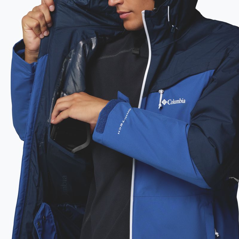 Férfi sídzseki Columbia Iceberg Point II mountain blue/collegiate navy 10