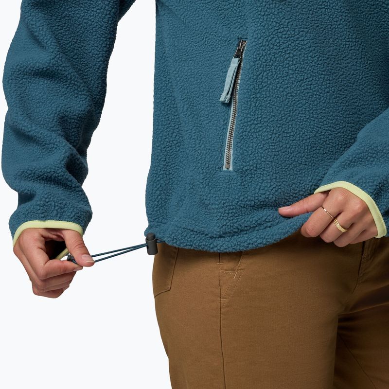 Női polár pulóver Columbia Helvetia II Hoodie everblue 6