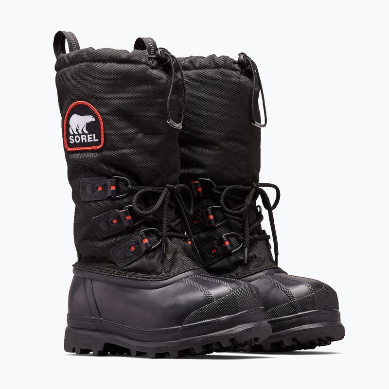 Női hótaposó Sorel Glacier XT black/red quar 4
