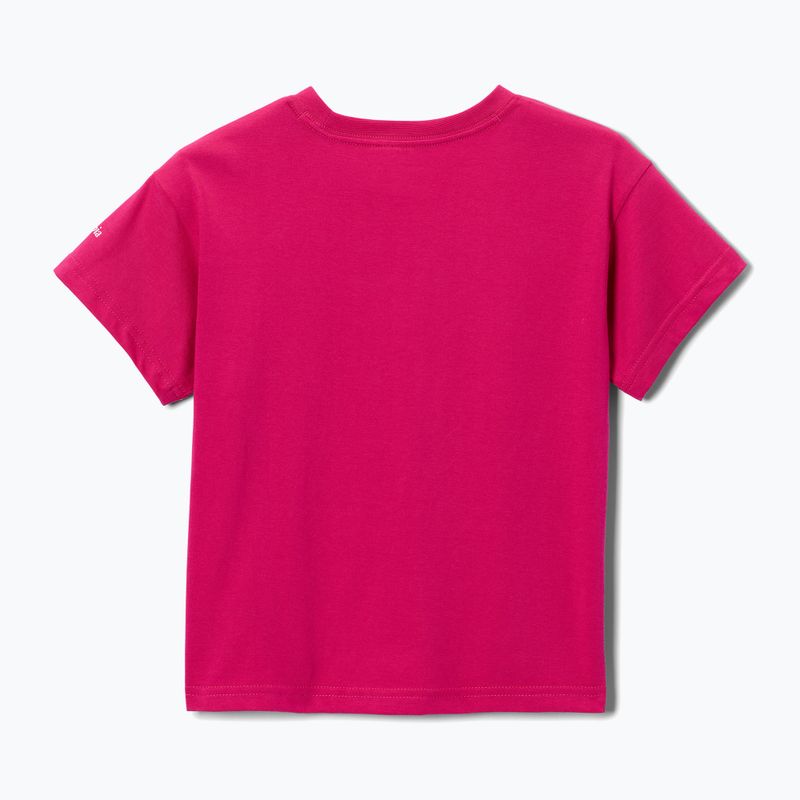 Gyerek póló Columbia Mission Lake II SS Graphic guava pink/floral frenzy 2