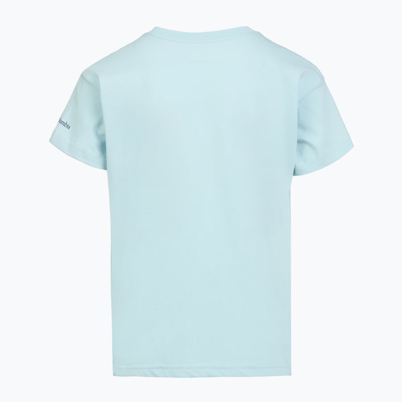 Gyerek póló Columbia Mission Lake II SS Graphic marine light/bubbly scoped view 2