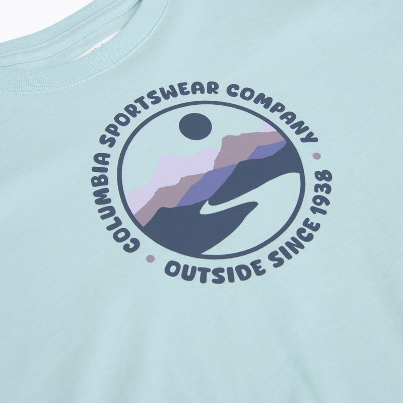 Gyerek póló Columbia Mission Lake II SS Graphic marine light/bubbly scoped view 3
