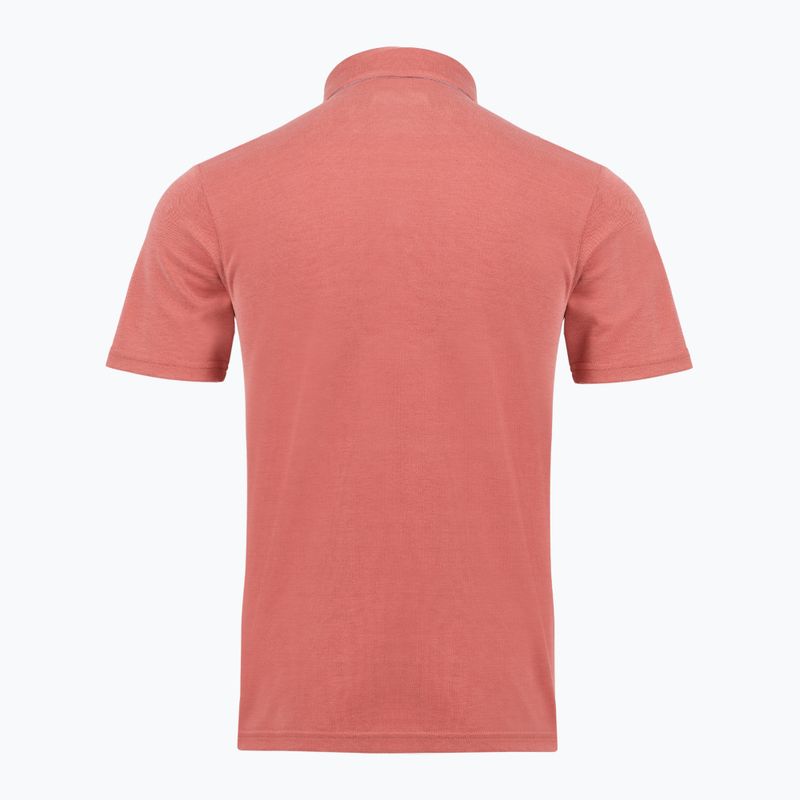 Férfi póló Columbia Nelson Point Polo washed red 2