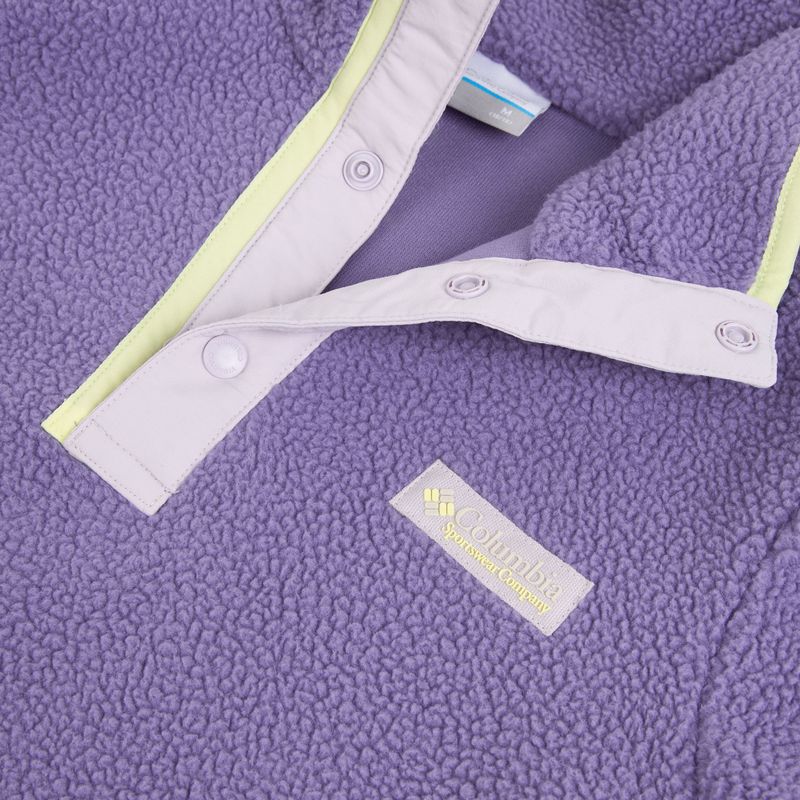Gyerek polár pulóver Columbia Halvetia II Half Snap Fleece stormwatch/lavender pearl 3
