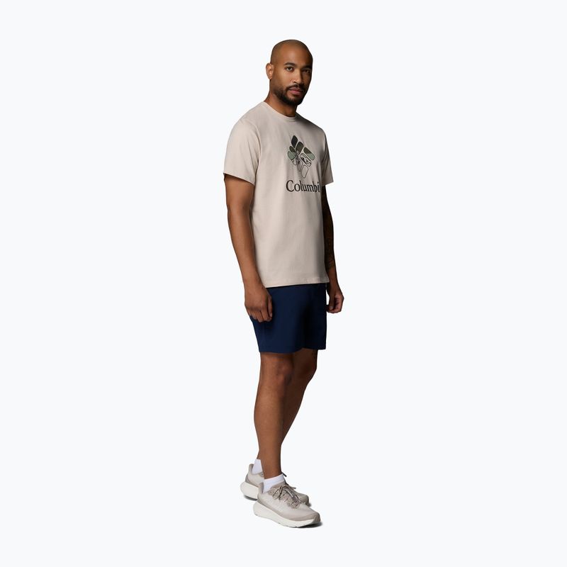 Férfi póló Columbia CSC Seasonal Graphic dark stone/heavenly stacked gem 2