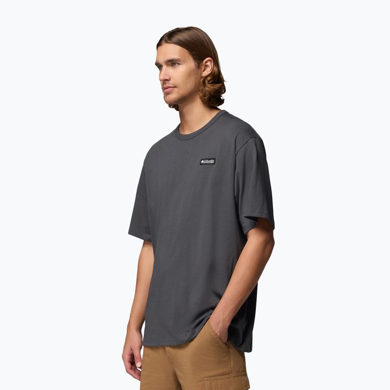 Férfi póló Columbia CSC Heavyweight Iconic Tee shark/repeated peaks 4