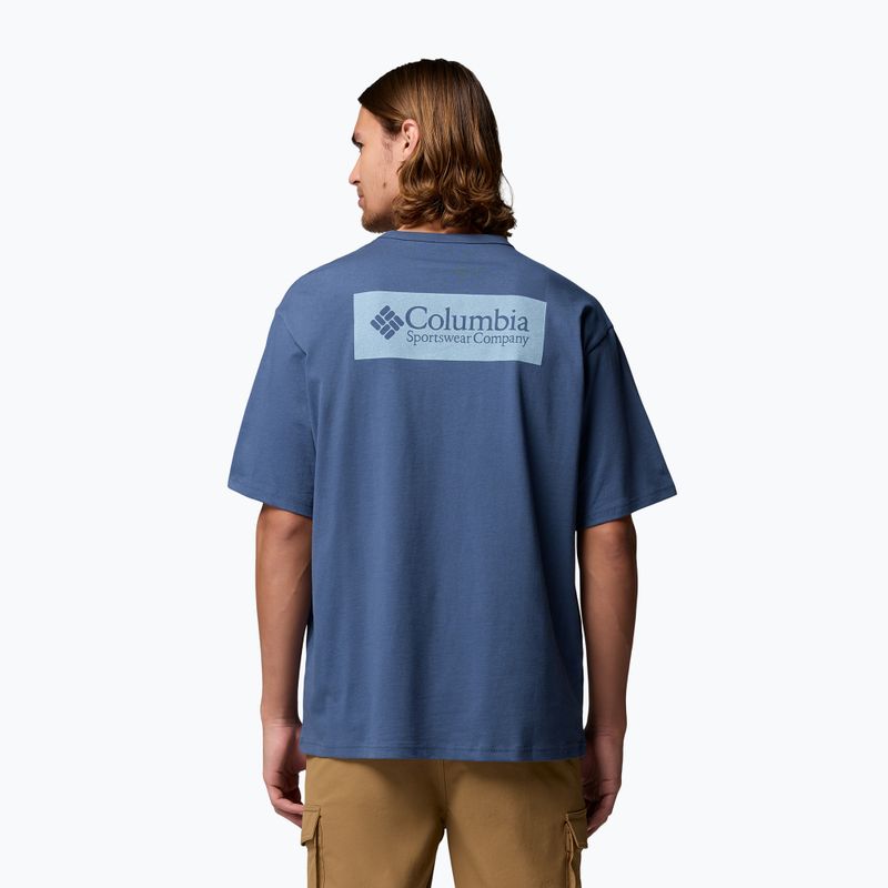 Férfi póló Columbia CSC Heavyweight Iconic Tee dark mountain/csc box logo 3