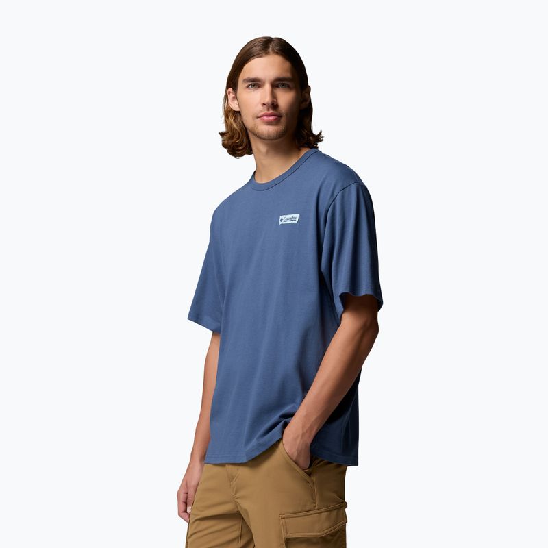 Férfi póló Columbia CSC Heavyweight Iconic Tee dark mountain/csc box logo 4