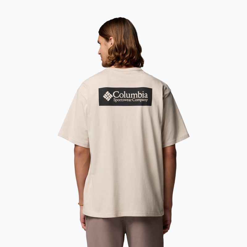 Férfi póló Columbia CSC Heavyweight Iconic Tee dark stone/csc box logo 2